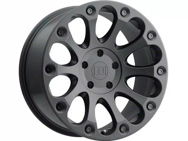 Level 8 Wheels Impact Matte Black 6-Lug Wheel; 18x9; 9mm Offset (15-20 Tahoe)