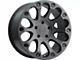 Level 8 Wheels Impact Matte Black 6-Lug Wheel; 18x9; 9mm Offset (15-20 Tahoe)