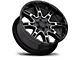 Level 8 Wheels Slingshot Gloss Black Machined 8-Lug Wheel; 20x11.5; -44mm Offset (20-24 Silverado 2500 HD)
