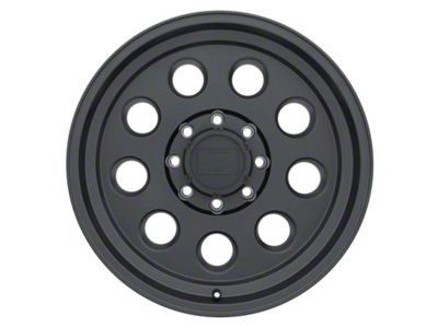 Level 8 Wheels Hauler Matte Black 6-Lug Wheel; 17x8.5; -6mm Offset (2024 Ranger)