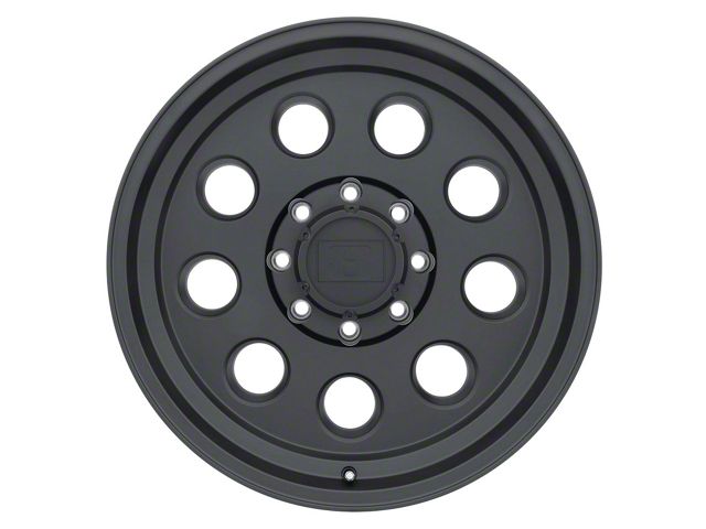 Level 8 Wheels Hauler Matte Black 6-Lug Wheel; 17x8.5; -6mm Offset (2024 Ranger)