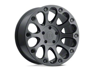 Level 8 Wheels Impact Matte Black 6-Lug Wheel; 20x9; 9mm Offset (2024 Ranger)