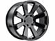 Level 8 Wheels Enforcer Gloss Black 5-Lug Wheel; 17x8.5; -6mm Offset (94-01 RAM 1500)