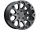 Level 8 Wheels Impact Matte Black 5-Lug Wheel; 17x8.5; -6mm Offset (94-01 RAM 1500)