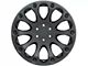 Level 8 Wheels Impact Matte Black 5-Lug Wheel; 17x8.5; -6mm Offset (94-01 RAM 1500)