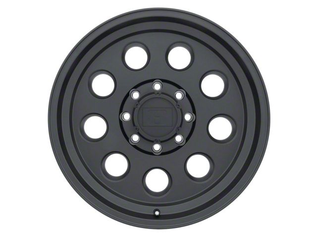 Level 8 Wheels Hauler Matte Black 6-Lug Wheel; 17x8.5; -6mm Offset (99-06 Sierra 1500)