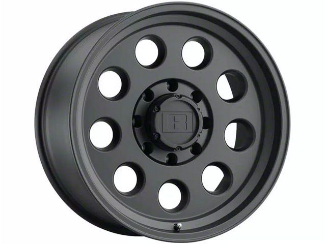 Level 8 Wheels Hauler Matte Black 6-Lug Wheel; 20x9; 0mm Offset (99-06 Sierra 1500)