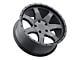 Level 8 Wheels Slam Matte Black 6-Lug Wheel; 17x8.5; -24mm Offset (99-06 Silverado 1500)