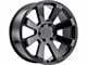 Level 8 Wheels Enforcer Gloss Black 6-Lug Wheel; 17x8.5; -24mm Offset (23-25 Canyon)