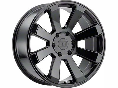 Level 8 Wheels Enforcer Gloss Black 6-Lug Wheel; 17x8.5; -24mm Offset (23-24 Colorado)