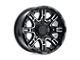 Level 8 Wheels Slingshot Gloss Black with Machined Face 6-Lug Wheel; 20x9; 10mm Offset (15-22 Colorado)