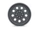 Level 8 Wheels Hauler Matte Black 5-Lug Wheel; 16x8.5; -6mm Offset (87-90 Dakota)
