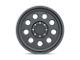 Level 8 Wheels Hauler Matte Black 5-Lug Wheel; 17x8.5; -6mm Offset (87-90 Dakota)