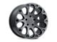 Level 8 Wheels Impact Matte Black 5-Lug Wheel; 17x8.5; -24mm Offset (87-90 Dakota)