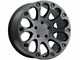 Level 8 Wheels Impact Matte Black 5-Lug Wheel; 18x9; 0mm Offset (05-11 Dakota)