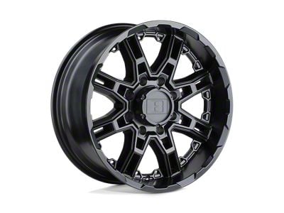 Level 8 Wheels Slingshot Matte Black 8-Lug Wheel; 18x9; 0mm Offset (19-24 RAM 2500)