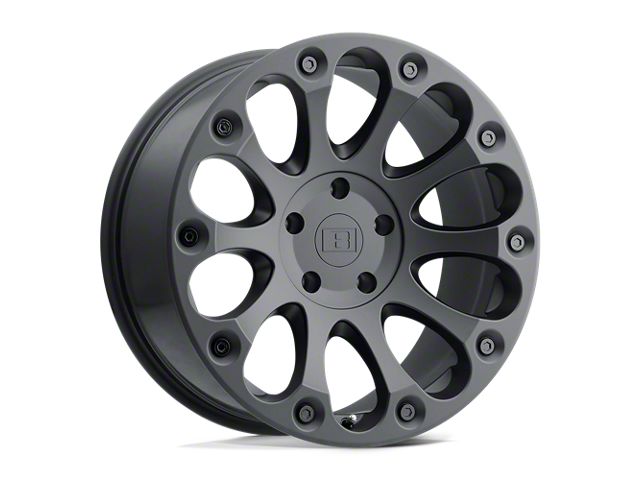 Level 8 Wheels Impact Matte Black 6-Lug Wheel; 20x9; 9mm Offset (21-24 Yukon)