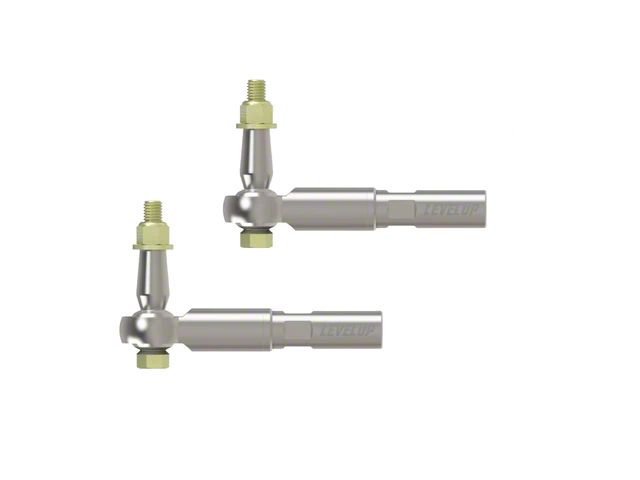 Level Up Suspension Uniball Tie Rod Ends with Short Tie Rod Sleeves and Uniball Boots (15-22 Colorado, Excluding ZR2)