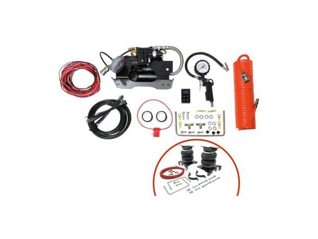 Leveling Solutions Rear Suspension Air Bag Kit with Wireless Compressor (15-20 F-150, Excluding Raptor)