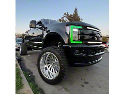 Lighting Trendz Flow Series Headlight DRL Boards with Sequential Turn Signal and Bluetooth Controller (17-24 F-350 Super Duty)