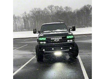 Lighting Trendz RGBW Headlight Halo Kit with Bluetooth Controller (99-02 Silverado 1500)