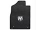 Lloyd Ultimat Front Floor Mats with Silver RAM Logo; Dark Slate (12-18 RAM 1500 Regular Cab)