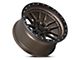 Lock Off-Road Krawler Matte Bronze with Matte Black Ring 8-Lug Wheel; 20x10; -18mm Offset (03-09 RAM 3500 SRW)