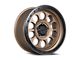 Lock Off-Road 50Cal Matte Desert Bronze with Matte Black Ring 6-Lug Wheel; 17x9; -12mm Offset (04-08 F-150)