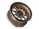 Lock Off-Road 50Cal Matte Desert Bronze with Matte Black Ring 6-Lug Wheel; 17x9; -12mm Offset (04-08 F-150)