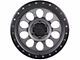 Lock Off-Road 50Cal Matte Grey with Matte Black Ring 6-Lug Wheel; 17x9; -12mm Offset (04-08 F-150)