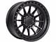 Lock Off-Road Baja Matte Black with Matte Black Ring 6-Lug Wheel; 17x9; -12mm Offset (04-08 F-150)