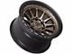 Lock Off-Road Baja Matte Desert Bronze with Matte Black Ring 6-Lug Wheel; 17x9; -12mm Offset (04-08 F-150)