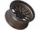 Lock Off-Road Krawler Matte Bronze with Matte Black Ring 6-Lug Wheel; 20x10; -18mm Offset (04-08 F-150)