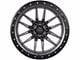 Lock Off-Road Krawler Matte Grey with Matte Black Ring 6-Lug Wheel; 20x10; -18mm Offset (04-08 F-150)