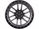 Lock Off-Road Krawler Matte Grey with Matte Black Ring 6-Lug Wheel; 20x9; 0mm Offset (04-08 F-150)