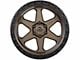 Lock Off-Road Olympus Matte Desert Bronze with Matte Black Ring 6-Lug Wheel; 20x10; -24mm Offset (04-08 F-150)