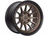 Lock Off-Road Baja Matte Desert Bronze with Matte Black Ring 6-Lug Wheel; 17x9; 0mm Offset (07-13 Sierra 1500)