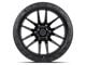 Lock Off-Road Krawler Matte Black with Matte Black Ring 6-Lug Wheel; 18x9; -12mm Offset (07-13 Sierra 1500)