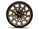 Lock Off-Road Lunatic Matte Bronze with Matte Black Ring 6-Lug Wheel; 17x9; 1mm Offset (07-13 Sierra 1500)