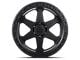 Lock Off-Road Olympus Matte Black with Matte Black Ring 6-Lug Wheel; 18x9; 1mm Offset (07-13 Sierra 1500)