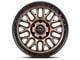 Lock Off-Road Onyx Matte Bronze with Matte Black Ring 6-Lug Wheel; 17x9; -12mm Offset (07-13 Sierra 1500)