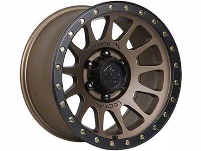 Lock Off-Road Yosemite Matte Desert Bronze with Matte Black Ring 6-Lug Wheel; 17x9; 0mm Offset (07-13 Sierra 1500)