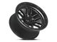 Lock Off-Road Krawler Matte Black with Matte Black Ring 8-Lug Wheel; 20x10; -18mm Offset (11-14 Sierra 2500 HD)