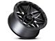 Lock Off-Road Matrix Matte Black with Matte Black Ring 8-Lug Wheel; 22x10; -18mm Offset (11-14 Sierra 2500 HD)