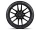 Lock Off-Road Krawler Matte Black with Matte Black Ring 8-Lug Wheel; 22x10; -18mm Offset (11-14 Sierra 3500 HD SRW)