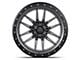 Lock Off-Road Krawler Matte Grey with Matte Black Ring 8-Lug Wheel; 20x10; -18mm Offset (11-14 Sierra 3500 HD SRW)