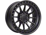 Lock Off-Road Baja Matte Black with Matte Black Ring 6-Lug Wheel; 17x9; -12mm Offset (07-13 Silverado 1500)