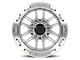 Lock Off-Road Krawler Machine with Clear Coat 6-Lug Wheel; 17x9; -12mm Offset (07-13 Silverado 1500)