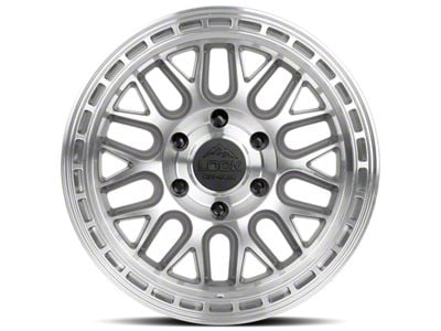 Lock Off-Road Onyx Machining with Clear Coat 6-Lug Wheel; 17x9; -12mm Offset (07-13 Silverado 1500)