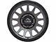 Lock Off-Road Yosemite Matte Grey with Matte Black Ring 6-Lug Wheel; 20x9; 18mm Offset (07-13 Silverado 1500)